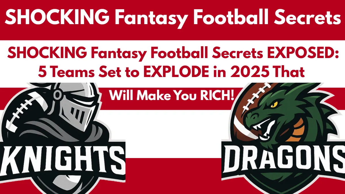 SHOCKING Fantasy Football Secrets